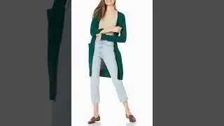 Amazon Essentials Women's Lightweight Longer Length Cardigan Sweater (Available in Plus Size)