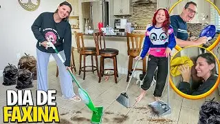 ROTINA DA MANHÃ FAXINA DIA DE DOMINGO NOS ESTADOS UNIDOS - Família Valentina Pontes