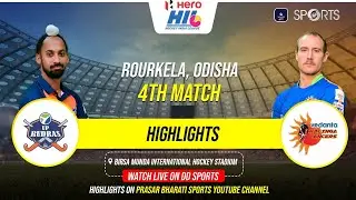 Highlights: UP Rudras vs Vedanta Kalinga Lancers | Hockey India League | Match 4