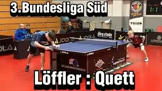 3.Bundesliga S&uuml;d 🏓 |☝️ Das Ausnahme Talent des Post SV M&uuml;hlhausen I.Quett(2122) : J.L&ouml;ffler(2309)
