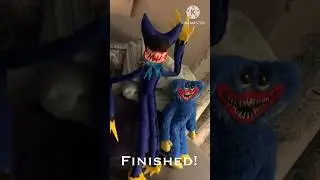 Making Nightmare Huggy Wuggy! #poppyplaytime #poppyplaytimechapter3 #huggywuggy #plush #plushies #hi