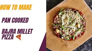 Pan Cooked Bajra Millet Pizza | No maida | No oven