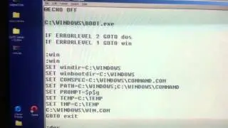 dos menu .bat files
