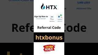 HTX Voucher Code: htxbonus ✅ HTX Tutorial