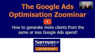 Google Ads Optimisation Zoominar Recording