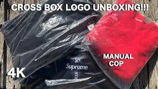 Supreme CROSS Box Logo UNBOXING