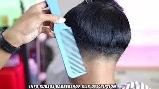 TUTORIAL POTONG RAMBUT TEMPLE TAPER @kursuspotongrambutfbc7337