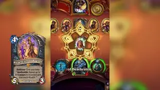 New legendary card animation New mechanics Husk, Eternal Reaper TimeWays Hearthstone