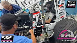 Экскурсия по стенду с динамометром для шасси спринт-кара | Snow Brothers Racing