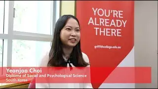 Korean student studying psychology diploma explains why she chose Griffith College