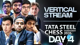 Tata Steel Chess Masters 2026 | Day 4 | Vertical stream
