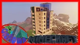 CrafTown Time-laps 13 - Immeuble modern [Minecraft 1.12.2]