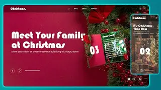 🎄Unlock the Magic: Christmas Website Landing Page using React JS