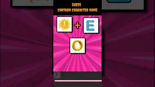 Guess cartoon character name 99%fail🤯|puzzle|IQ Test #shorts #ytshorts #youtubeshorts