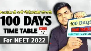 NEET 2022 Perfect Time Table|Cracked NEET in First attempt|Last 3 Months Strategy🔥