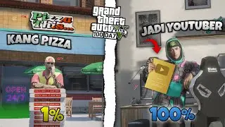 100 HARI DI GTA 5 ! PERJALANAN MENJADI YOUTUBER