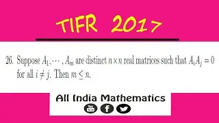 TIFR 2017 || Q.26 ||