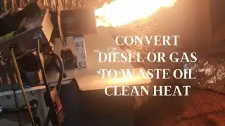 Waste oil burner, tips #wasteoilburner #freeheating #kroll #econoheat #bestwateoilburner