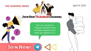 Join The Learning Series Telegram Channel 🔥🔥 | Join Our Telegram Channel For Latest Update ! #shorts