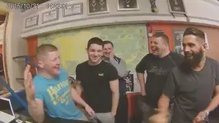 Tommy quinn showing Redser tricks