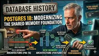 Postgres 18: The Shared Memory Rewrite (Goodbye 1980s Architecture) (Ep. 624)