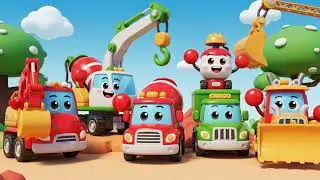 The Wheels on the Police Car 🚓 | Kids Songs for Toddlers