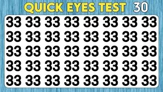 Test Your Brain Focus | Find the Odd One Out - Number and Letter Edition 