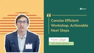 Testimonial | Concise Efficient Workshop, Actionable Next Steps | Flynn Zaiger - Online Optimism CEO