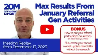 $20M December 2023 Mastermind Meeting Replay