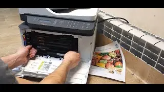 HP Color 150 / 178 / 179 Замените установите контейнер тонера / Waste Toner Container Error