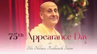 72 Days to 75th Appearance Day of HH Radhanath Swami | Glorification by HH Bhakti Charu Swami