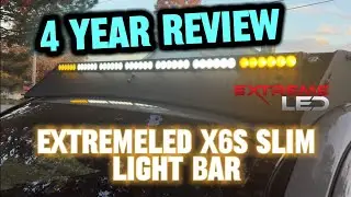 ОБЗОР ЗА 4 ГОДА! - Тонкая янтарно-белая светодиодная панель ExtremeLED X6S
