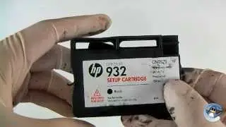 Inside HP 932 Setup Black Ink Cartridge