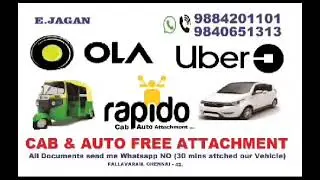 ola uber rapido cab auto free attachment
