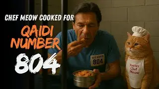 Chef Meow Cooked for Qaidi Number 804 #orangecat #cat #cartoon #qaidi804 #catlovers