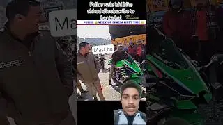 Police Uncle ne ZX10R Chalai 😱 | First Time Superbike Reaction 🔥