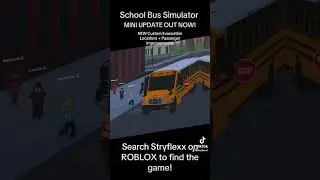 Play the best School Bus Simulator on ROBLOX today
