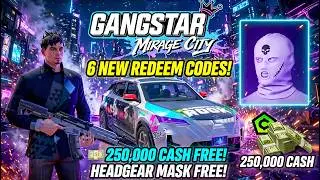Gangstar Mirage City | 6 New Redeem Codes | Lots Of Free Rewards