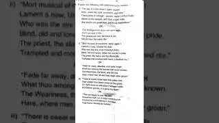 Literature from 1798 to 1914 ( 2024 ) MA ENG #education #exam #mpbhoj #shorts #trending