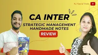 CA Inter Strategic Management Handmade Notes Review | #ca #cainter @SonaliJainPadhaiMadeEasy