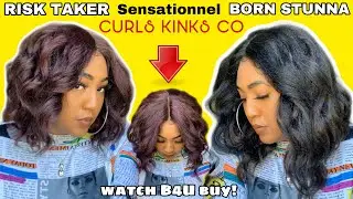 Beginner Friendly Everyday Wig! Sensationnel Synthetic Hair Risk Taker Wig | Born Stunna Wig