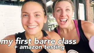 My First Barre Class + Amazon Testing - Quarantine Content | Jessica Duke