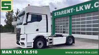 MAN TGX 18.510 GX-Kabine, Intarder, Standklimaanlage, Abbiegeassistent  , www.starent-lkw.com