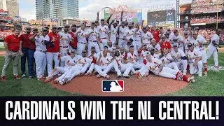 Cardinals win the NL Central on final day of regular season