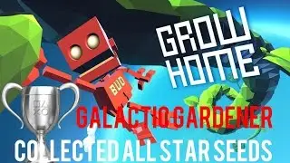 Grow Home PS4 TROPHY Galactic Gardener - Collected all star seeds