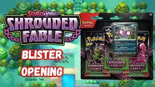 Pok&eacute;mon Shrouded Fable 3 Pack Blister Opening!