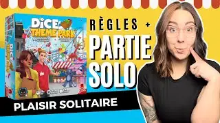 RÈGLES + PARTIE SOLO DICE THEME PARK - SUPER MEEPLE | Mes plaisirs solitaires