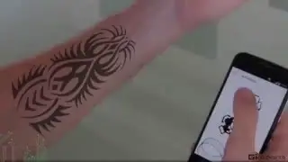 Electronic Ink Tattoo