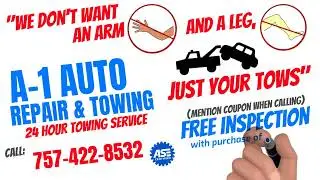 A-1 AUTO REPAIR & TOWING - 24 Hour Towing Service Call: 757-422-8532 Virginia Beach, VA