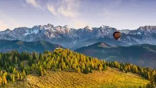 Hot Air Balloon Background Video - Motion Background - Free Animated - Freecdr